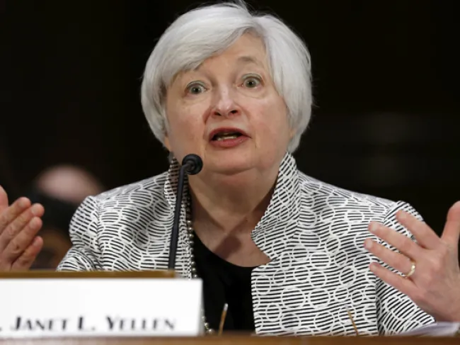 Janet Yellen You want a piece out of me?